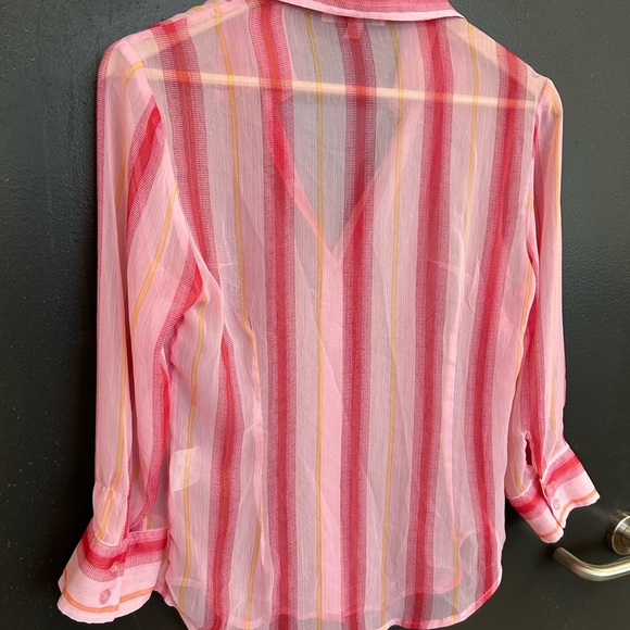 Roshas Paris S vintage sheer blouse in excellent vintage condition! Lux & rare! - Picture 10 of 15